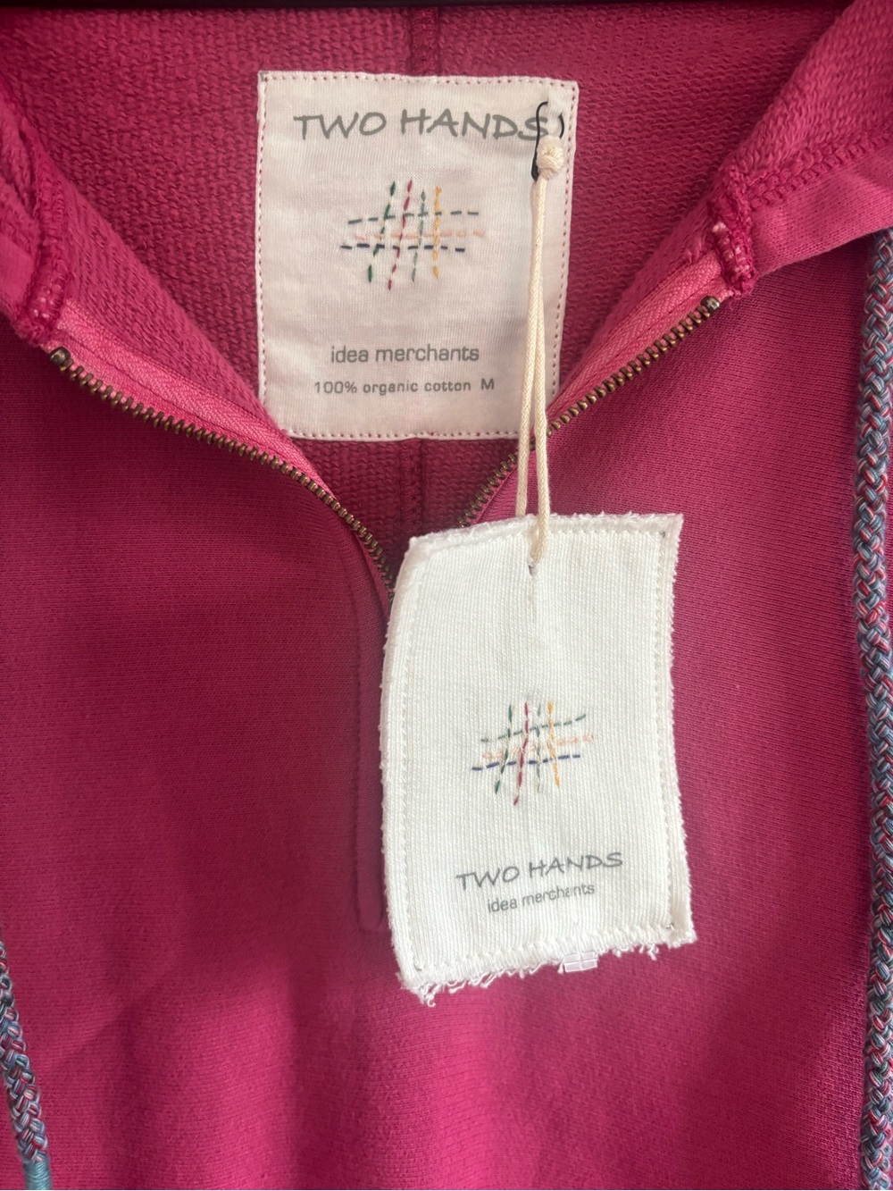 Women's Raspberry Hooded Sweatshirt - Picture 2 of 6
